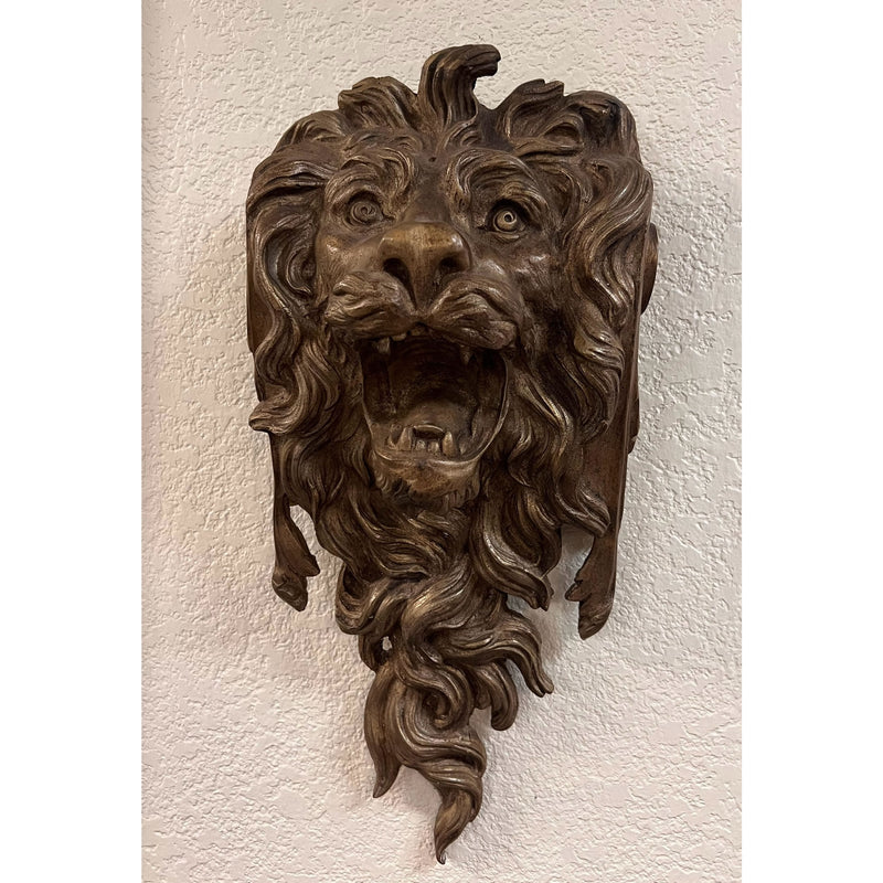 Lion Head Wall Fountain Spitter-Large