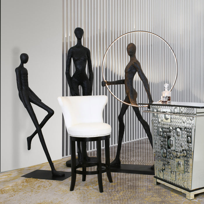 Leaning Man Floor Sculpture