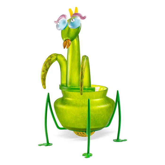 Mrs Mantis Art Glass Bowl by Borowski