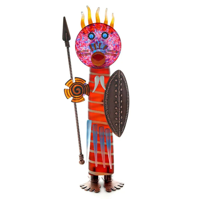 Massai -Art Glass Sculpture (Amber)