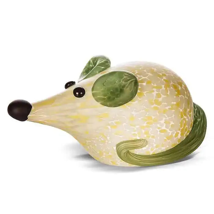 Mick the Mouse Art Glass Sculpture by Borowski-White