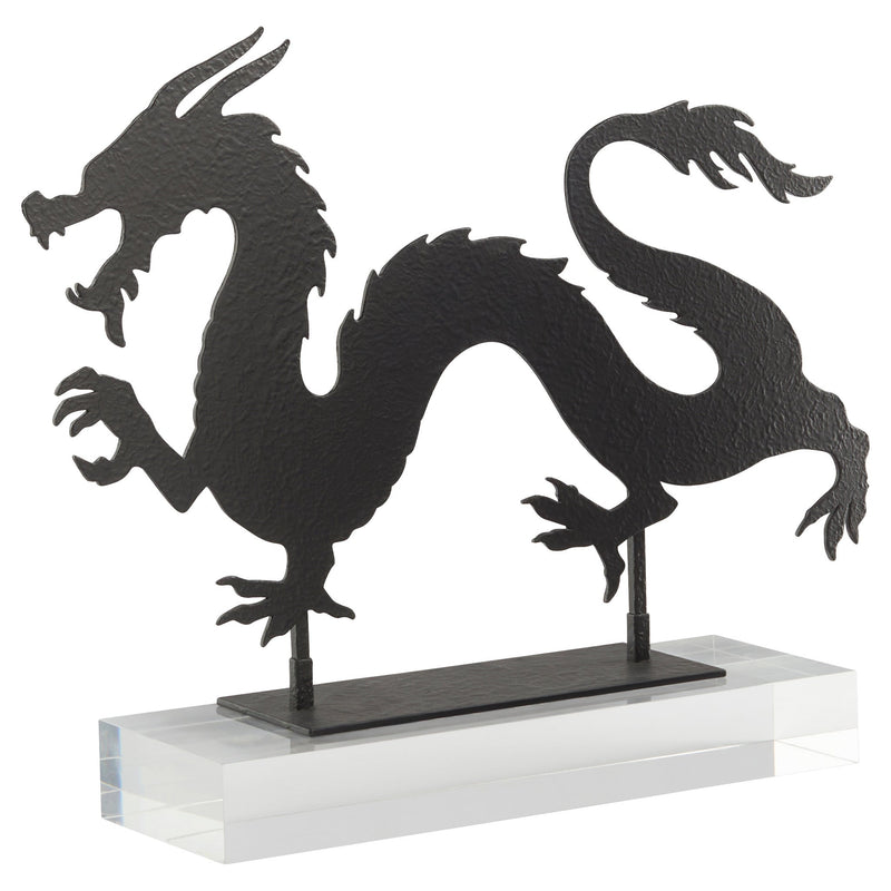 Modern Dragon Sculpture Set