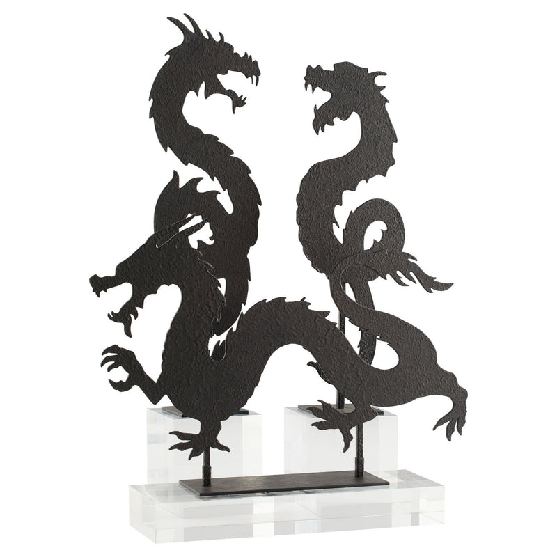 Modern Dragon Sculpture Set