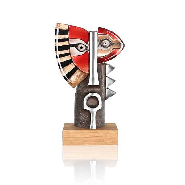 Rurik Crystal Mask Sculpture-Limited Edition