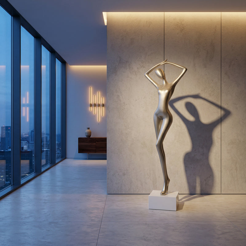 Adele Female Modern Floor Sculpture