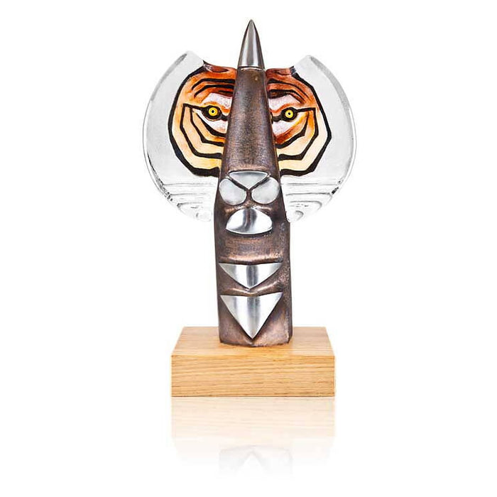 The Hunter II Lion Crystal Sculpture-Limited Edition