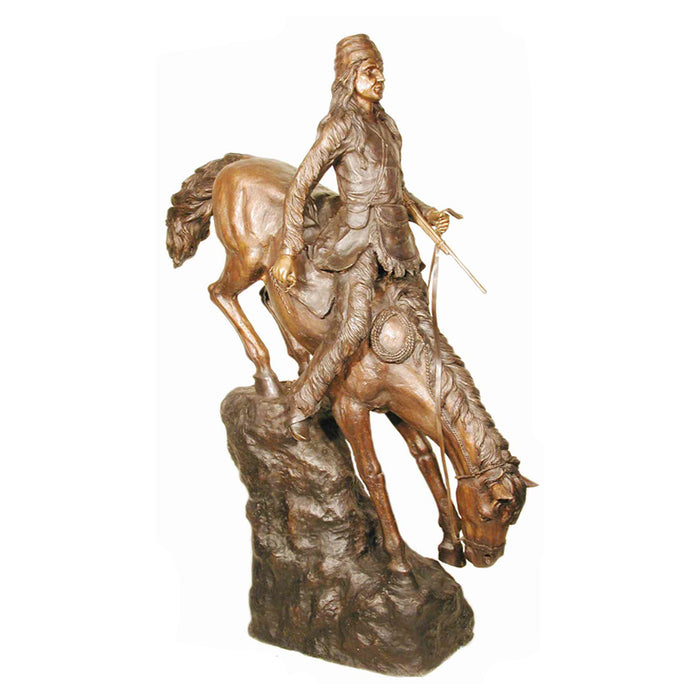 Monumental Mountain Man Bronze Sculpture