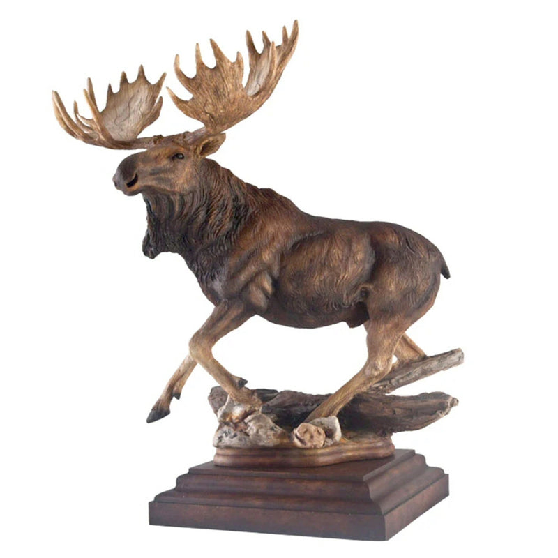 In His Prime Moose Sculpture By Danny Edwards