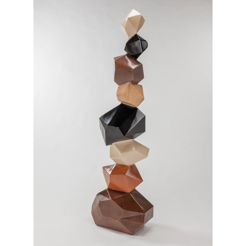 Abstract Composition Modern Floor Sculpture-Multi Color
