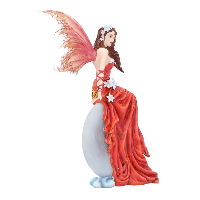 Crimson Lilly Fairy Statue by Nene Thomas
