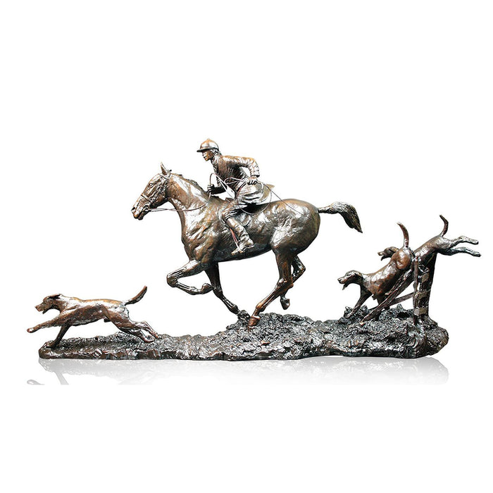 Open Fields Fox Hunt Bronze Sculpture-Limited Edition