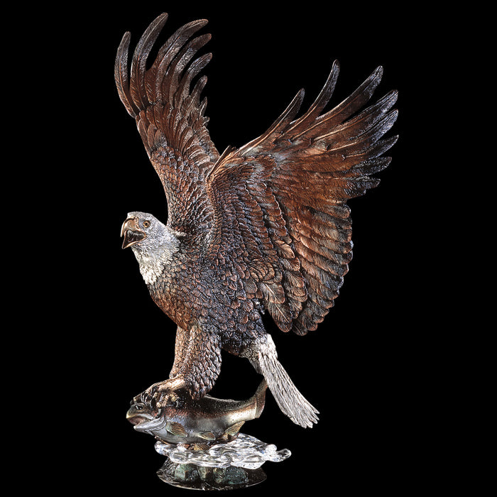 Over the Rainbow- Eagle Sculpture by Kitty Cantrell
