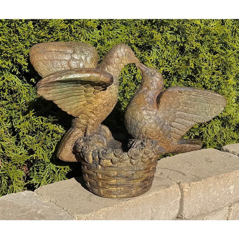 Paloma Cascade Fountain in Rondo Pool- Cast Stone