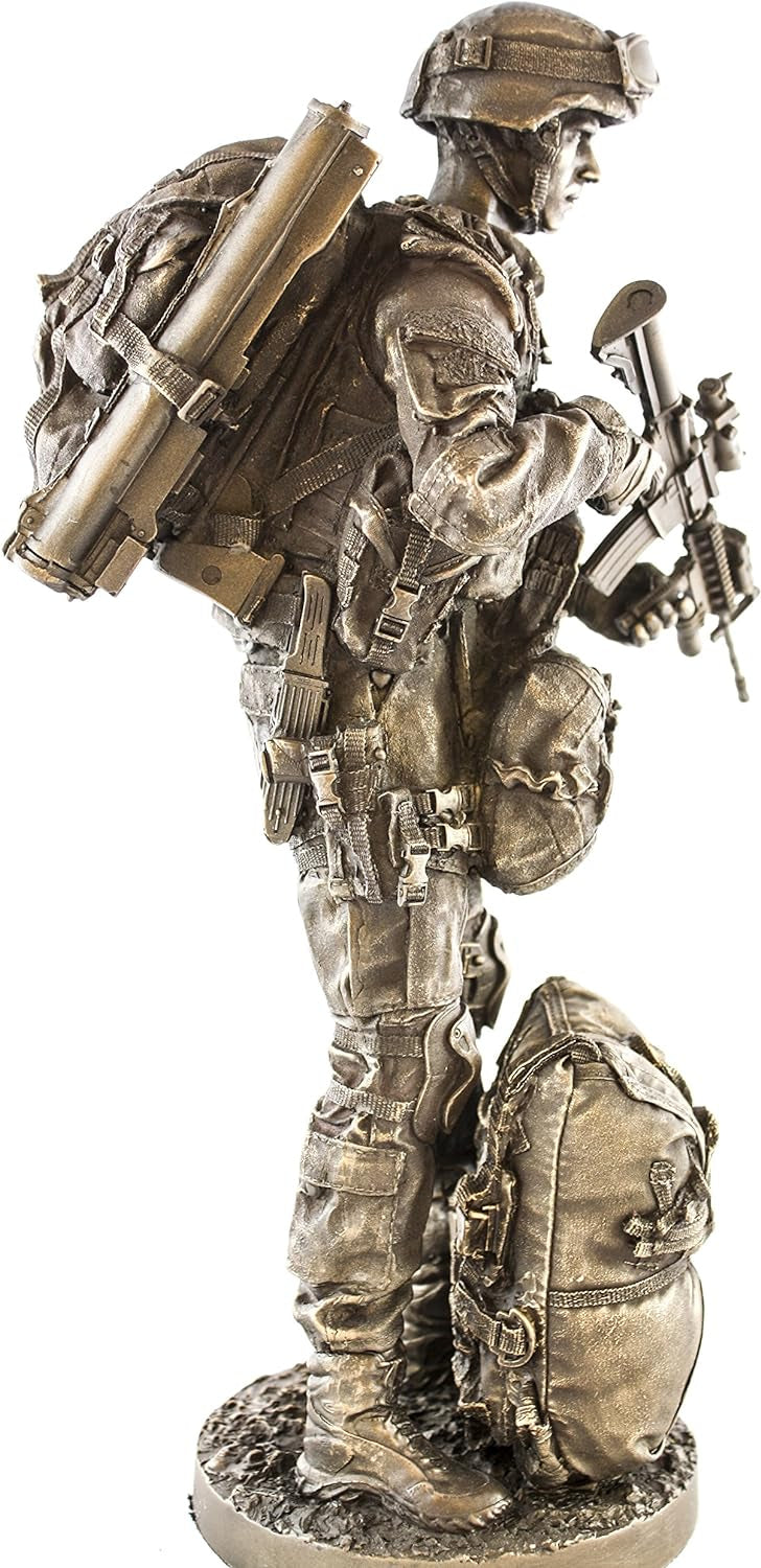Paratrooper Military Soldier Statue