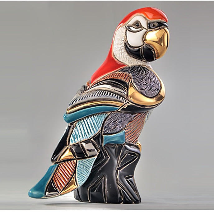 De Rosa Parrot Figurine-Ceramic