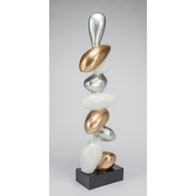 Pebble Modern Floor Sculpture