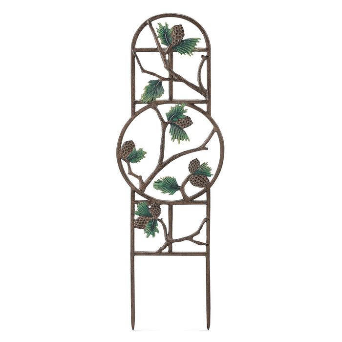 Pinecone and Branch Garden Trellis