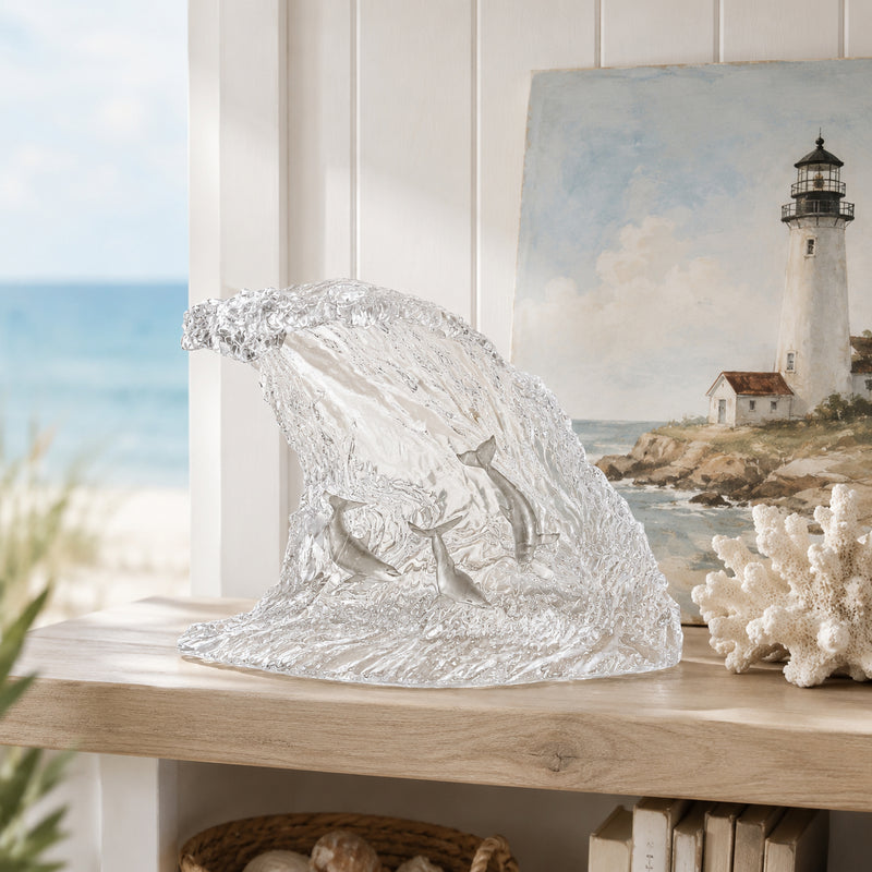 Point Break Dolphins Sculpture