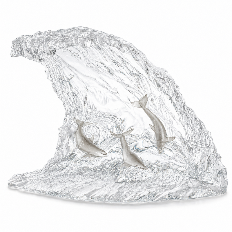 Point Break Dolphins Sculpture