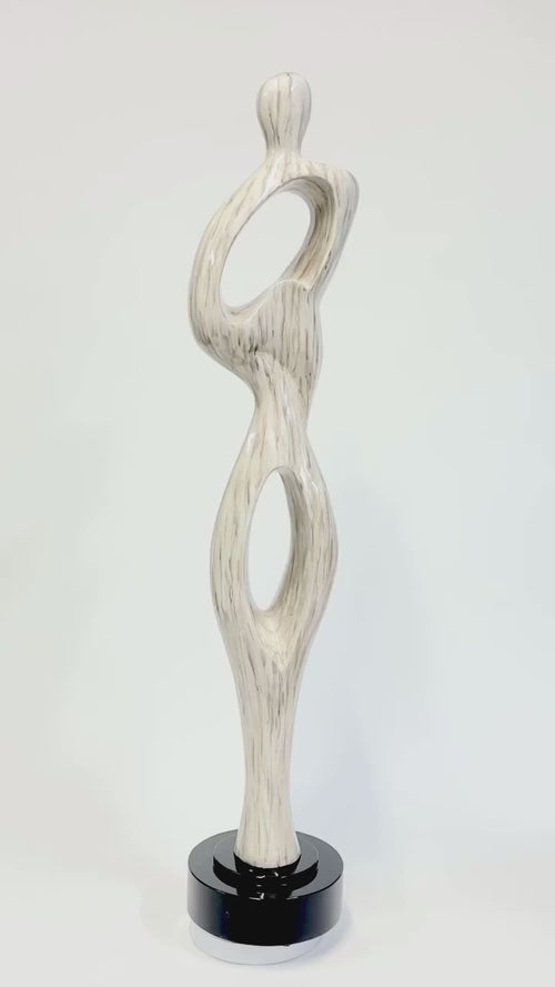 Contour- Abstract Modern Figure Floor Sculpture by Artmax- Video