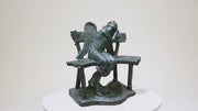 memorial angel bronze statue