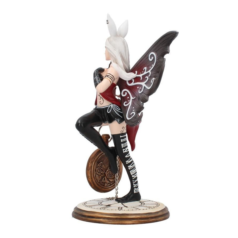 Rabbit with Clock Fairy Statue