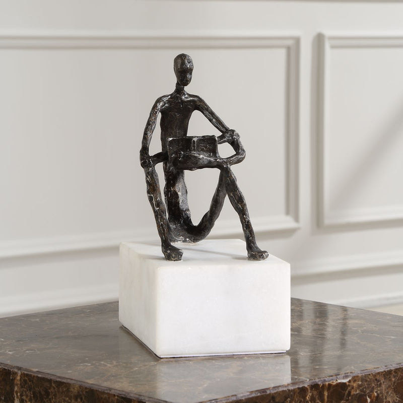 Sit Back Relax and Read Sculpture
