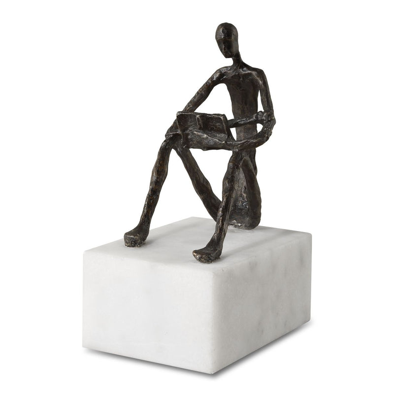 Sit Back Relax and Read Sculpture