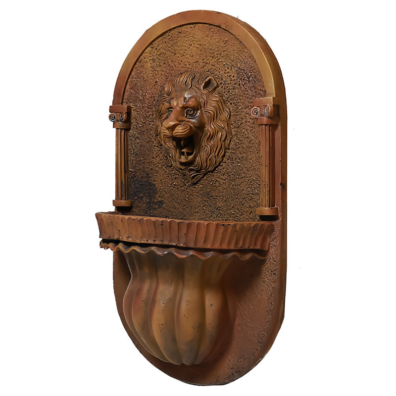 Regal Lion Wall Fountain
