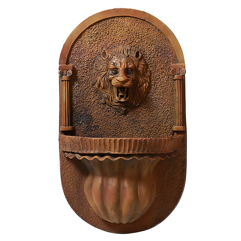 Regal Lion Wall Fountain