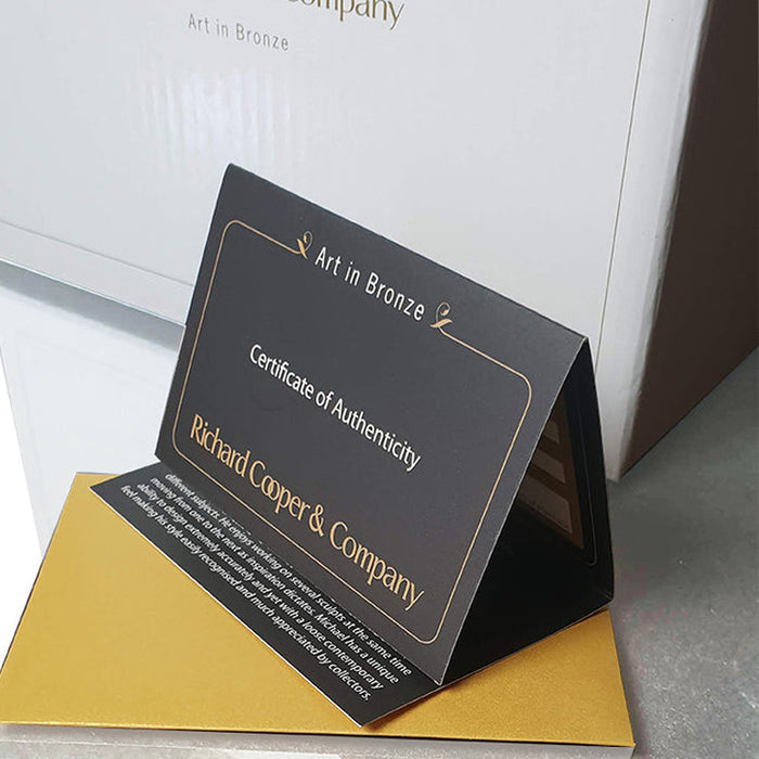 Close Company Bird Hunting  Bronze Sculpture-Limited Edition