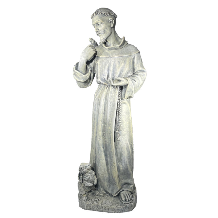 Saint Frances with Bunny Garden Statue