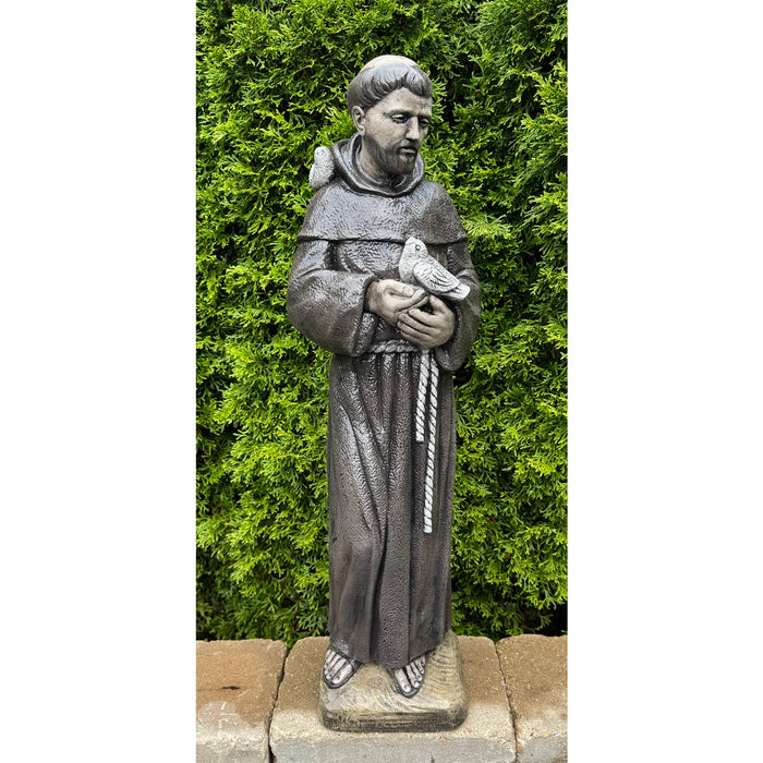 Saint Francis Garden Statue- Cast Stone