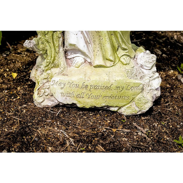 Saint Francis with Bowl Garden Statue