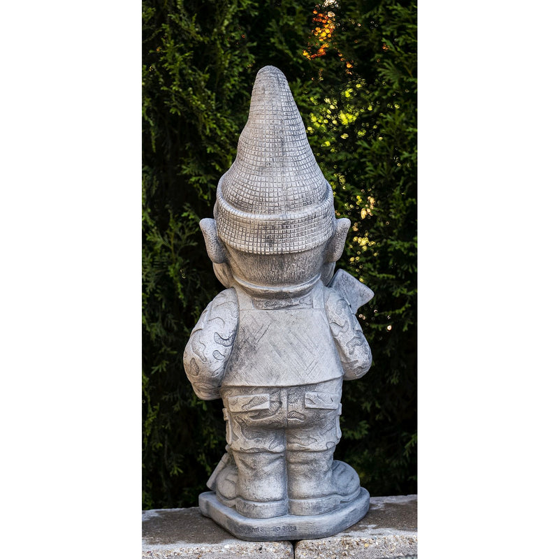 Serve and Protect Garden Gnome Statue