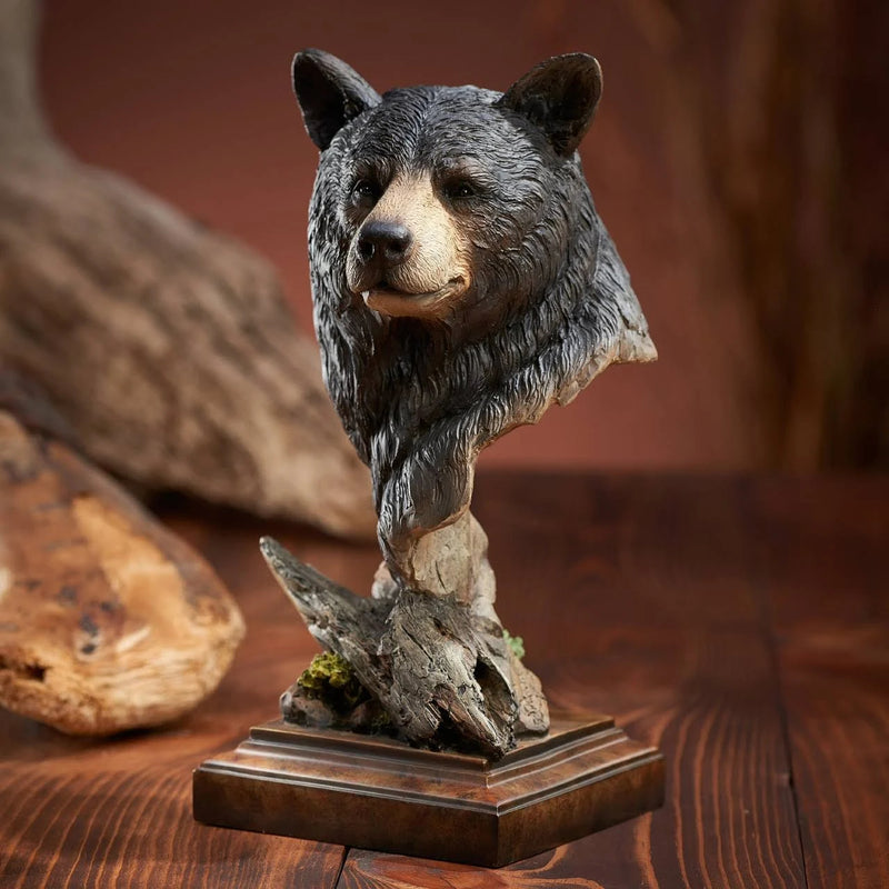 Smokey Black Bear Sculpture