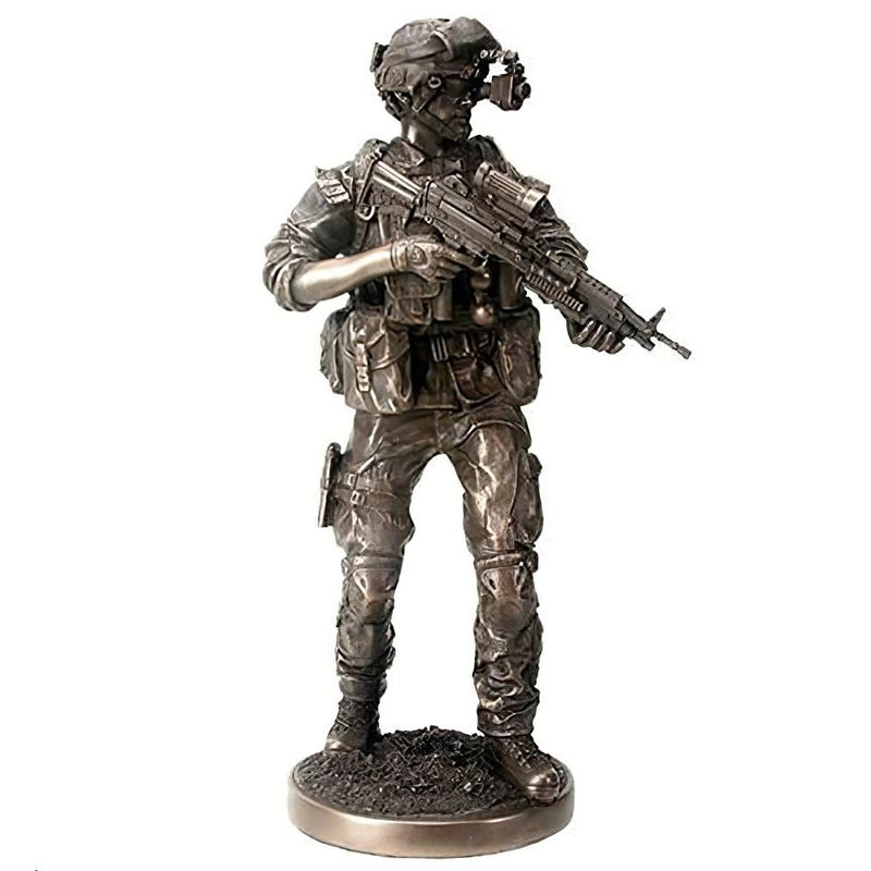 Night Mission Military Soldier Statue