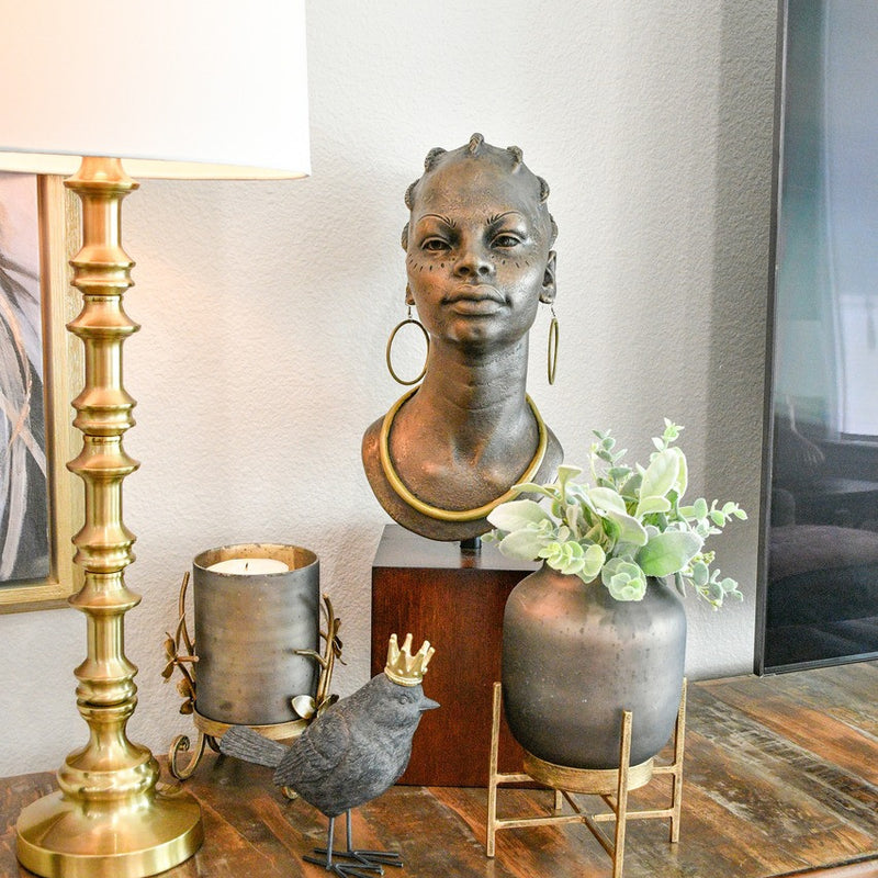 Soulful Grace-African American Woman Bust Sculpture