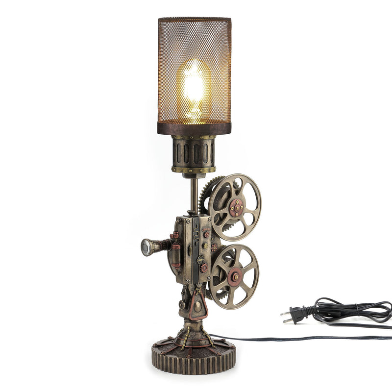 Steampunk Projector Mesh Lamp
