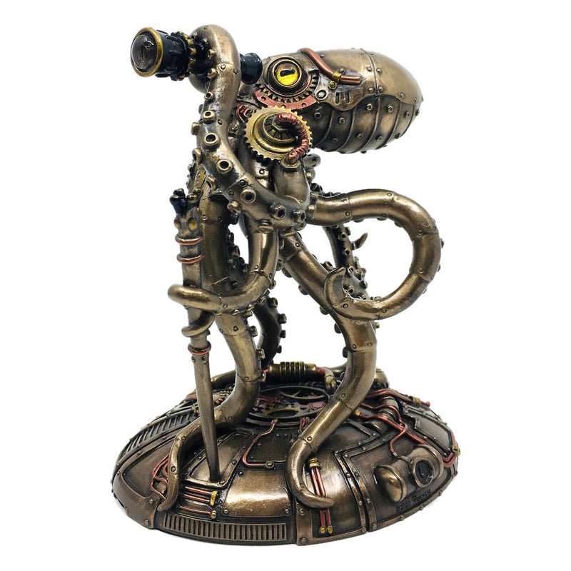 Steampunk Octopus Explorer Statue
