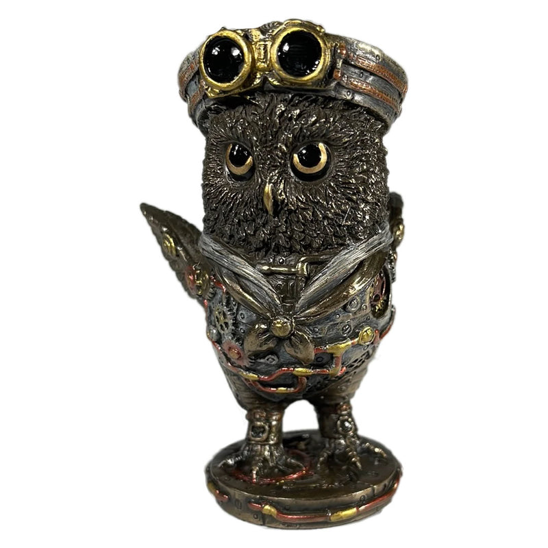 Steampunk Owl Figurine