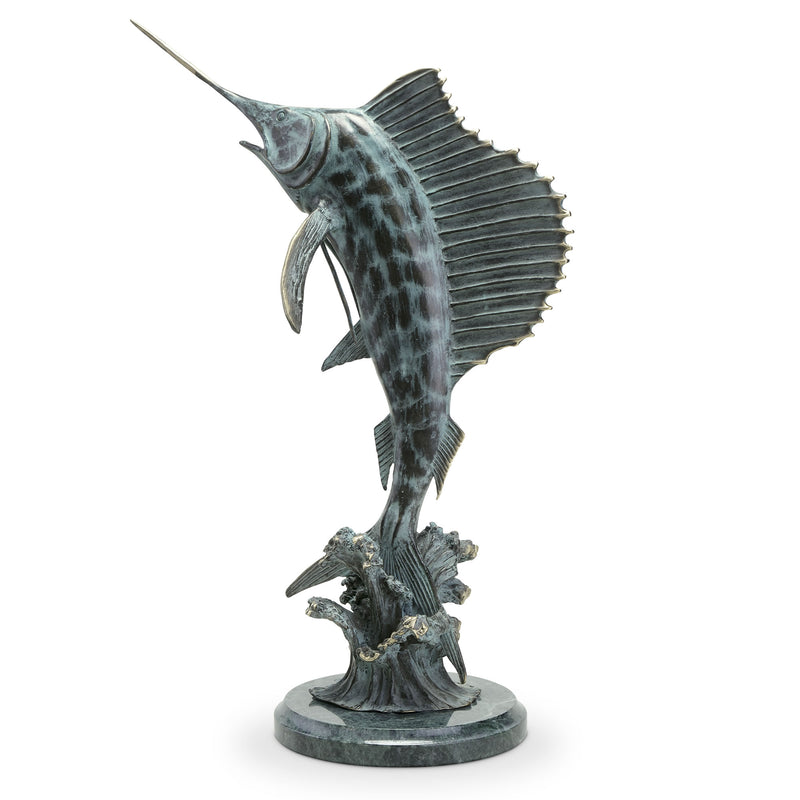 Tail Walker Sailfish Sculpture