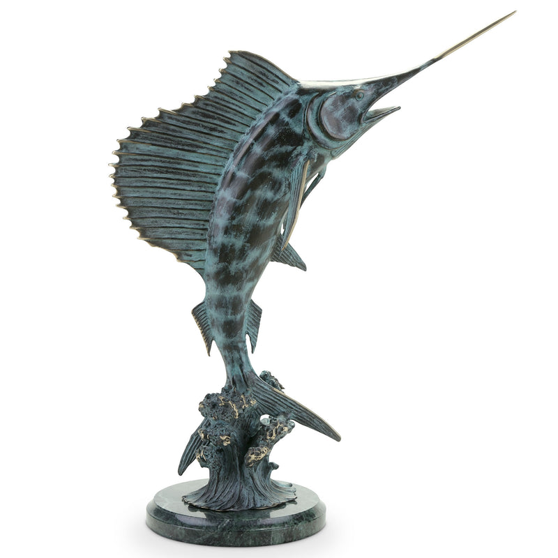 Tail Walker Sailfish Sculpture