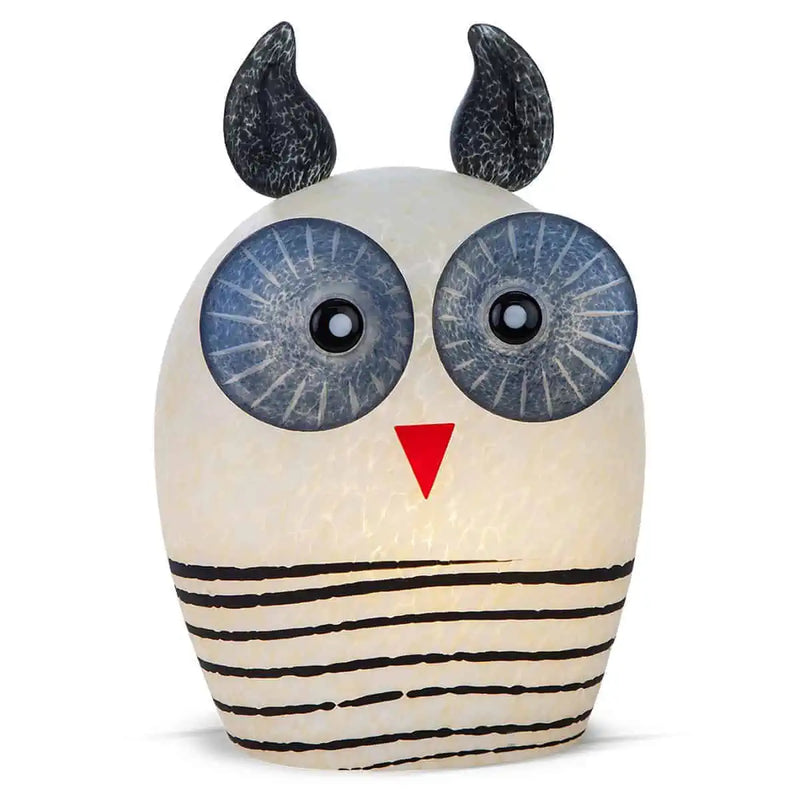 Tawny Owl Lighted Sculpture-White