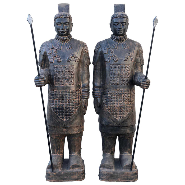Terracotta Warrior Sculpture Set of 2