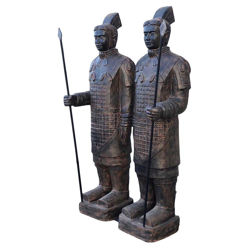 Terracotta Warrior Sculpture Set of 2