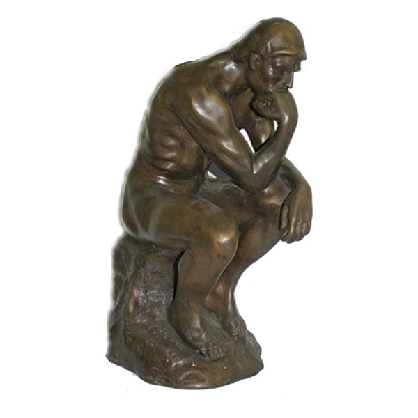 The Thinker Bronze Sculpture by Rodin
