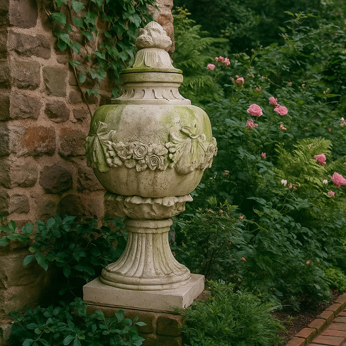 Tower Wall Finial with Lid