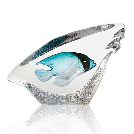 Coral Fish Crystal Sculpture-Turquoise