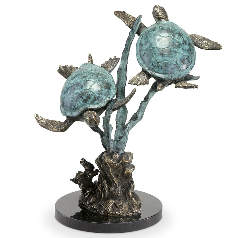 Turtle Pair Statue